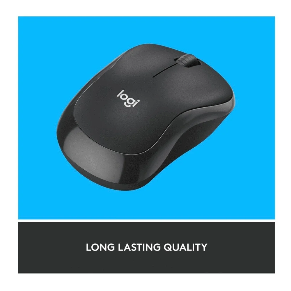 Logitech M220 Wireless Mouse -‎ Compact Design, Reliable Performance, Black